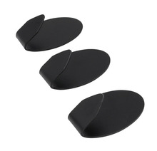 Krok selvklebende 37 mm svart 3 stk.